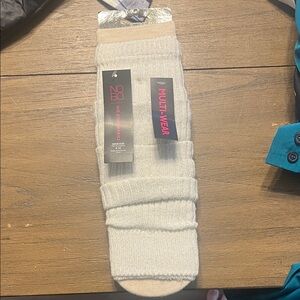 Multiwear Cream Leg Warmers